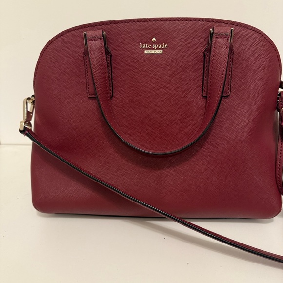 Kate Spade Deep Red Satchel - Picture 6 of 7
